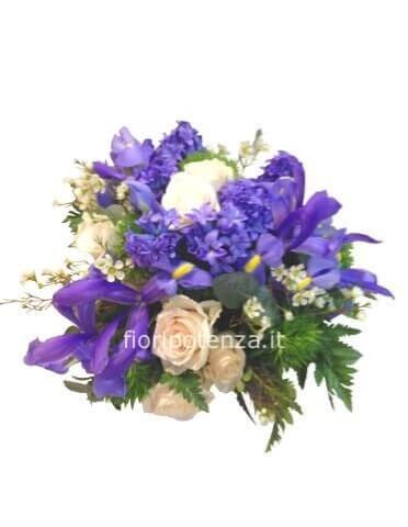 Centrotavola fiori assortiti e colorati a scelta del fiorista