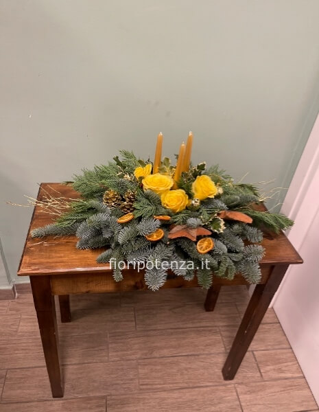 CENTROTAVOLA NATALIZIO RETTANGOLARE